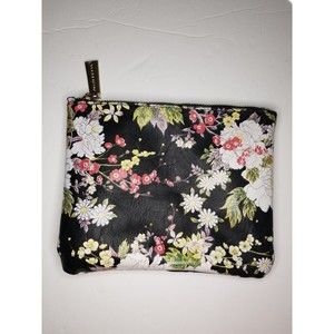 Big Buddha Cosmetic Clutch Zippered Bag
Black Floral